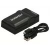 Duracell USB lādētājs digitālajai kamerai, 5 V, melns