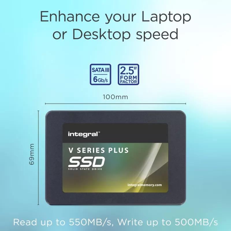 Integral 256GB SSD 2.5 inch SATA 3 V Series 2 Plus
