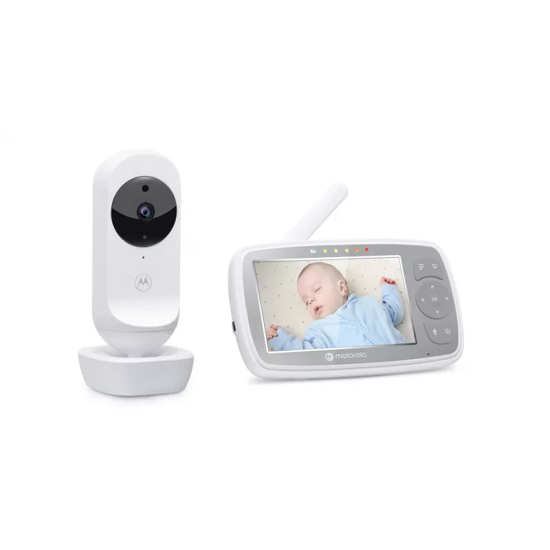 Motorola VM44 CONNECT mazuļu monitors, 300 m, Wi-Fi/FHSS, balts
