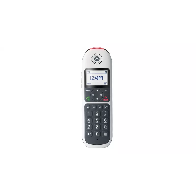 Motorola CD5011 viedtālrunis ar zvanītāja ID, pelēks, sudrabs