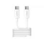2-Power 2PUC1M04W 1 m USB-C uz USB-C kabelis balts