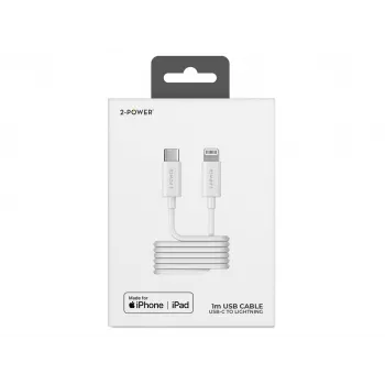 2-Power 2PUC1M03W mobilās ierīces lādētājs Balts