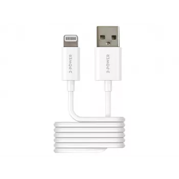Lādētājs mobilajām ierīcēm 2-Power 2PUC1M02W Balts