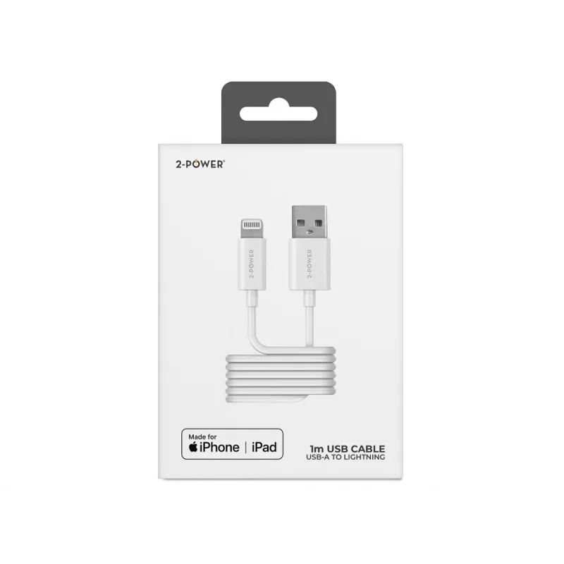 Lādētājs mobilajām ierīcēm 2-Power 2PUC1M02W Balts