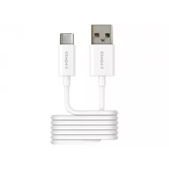 2-Power 2PUC1M01W mobilās ierīces lādētājs Balts