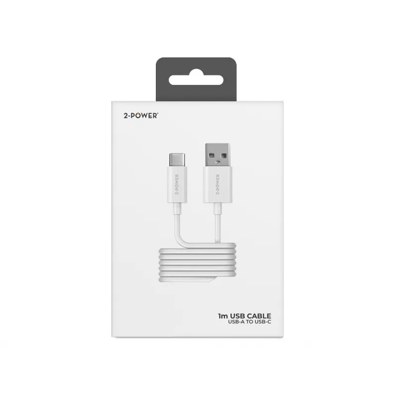 2-Power 2PUC1M01W mobilās ierīces lādētājs Balts
