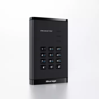 iStorage diskAshur PRO³ HDD 5TB — drošs pārnēsājams cietais disks