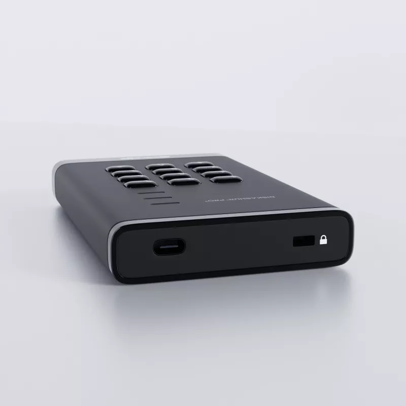 iStorage diskAshur PRO³ SSD 512GB — drošs pārnēsājams cietvielu disks