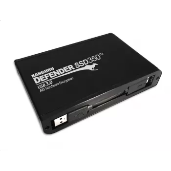 iStorage Kanguru Defender SSD350 2 TB | FIPS 140-2 sertificēts | Aparatūras šifrēts cietvielu disks | 2,5 collu ārējais | SATA (SATA/600) | TAA atbilstīgs