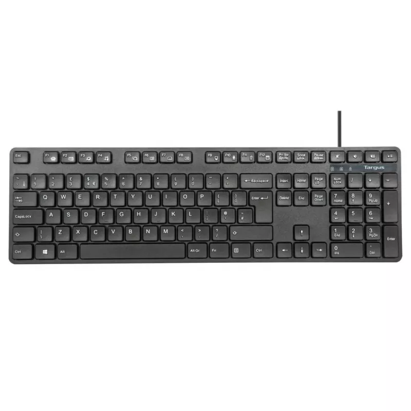 Tastatūra Targus AKM622FR ar peli, universāla, USB, AZERTY, melna