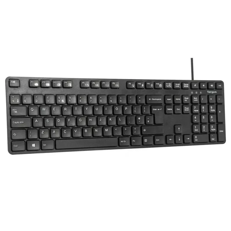 Tastatūra Targus AKM622FR ar peli, universāla, USB, AZERTY, melna