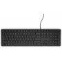 DELL vadu tastatūra KB216 - itāļu (QWERTY) - melna, pilna izmēra (100%), USB, melna