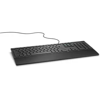 DELL vadu tastatūra KB216 - itāļu (QWERTY) - melna, pilna izmēra (100%), USB, melna