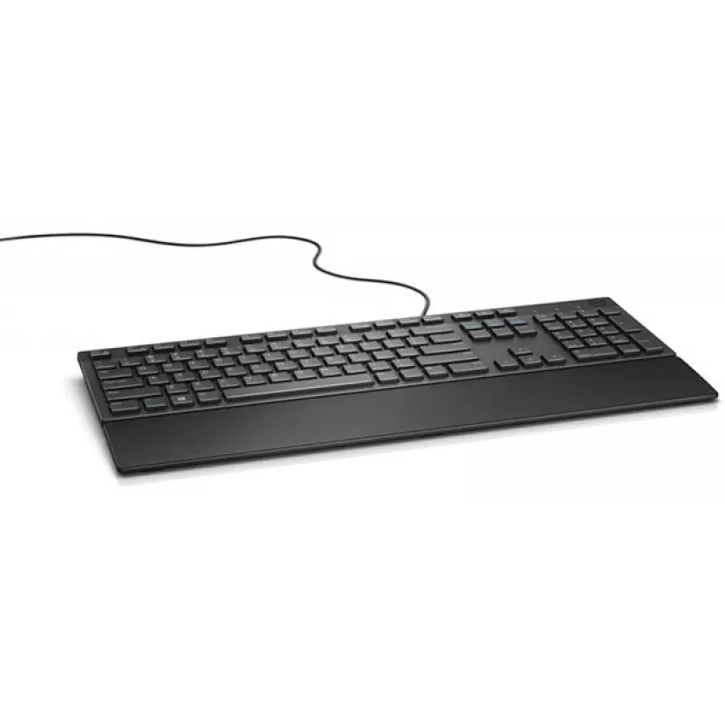 DELL vadu tastatūra KB216 - itāļu (QWERTY) - melna, pilna izmēra (100%), USB, melna