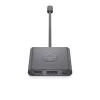 DELL Adapter USB-C uz HDMI/DP ar Barošanas Caurvadu