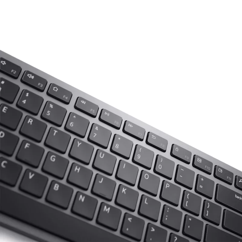 DELL Pro Plus Keyboard KB700 — bezvadu tastatūra, pilna izmēra, AZERTY, pelēka