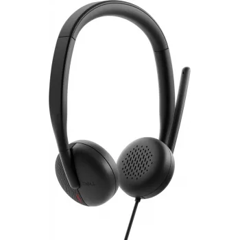 DELL Pro Wired Headset - WH3024, Vadu, Zvaniem/Mūzikai, 20 - 20000 Hz, 110 g, Austiņas, Melns