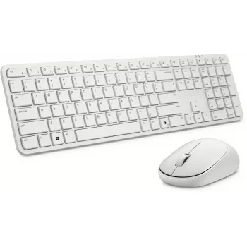 DELL Pro 5 KM526 bezvadu tastatūra un pele, RF, QWERTY US International, balts