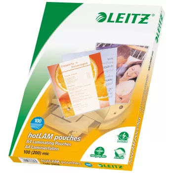 Leitz iLAM Premium Glossy A4 Laminēšanas Kabatas, 100 mikroni, 100 iepakojumā