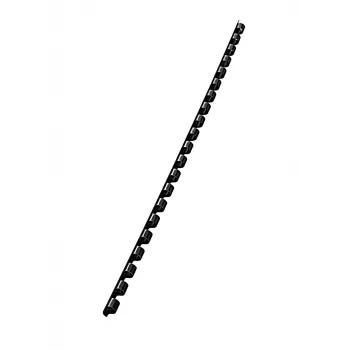 Leitz plastmasas spirālveida muguriņas 6 mm comBIND, melnas, 25 lapām, A4, 6 mm, 6 mm
