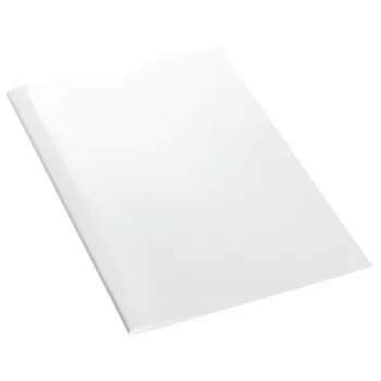 Leitz Termosējami vāki Linen 3mm A4, kartons, caurspīdīgs, balts, 25 gab.