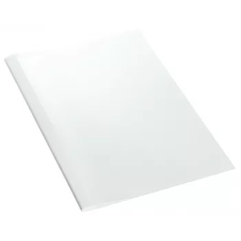 Leitz Binding Covers Thermal Standard 10mm, A4, kartons, caurspīdīgs, balts, 100 loksnes, 240 g/m², 80 g/m²