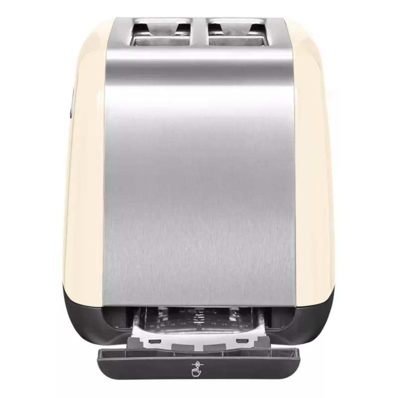 KitchenAid 5KMT221EAC 2 šķēles 1100 W Krēmkrāsas grauzdētājs