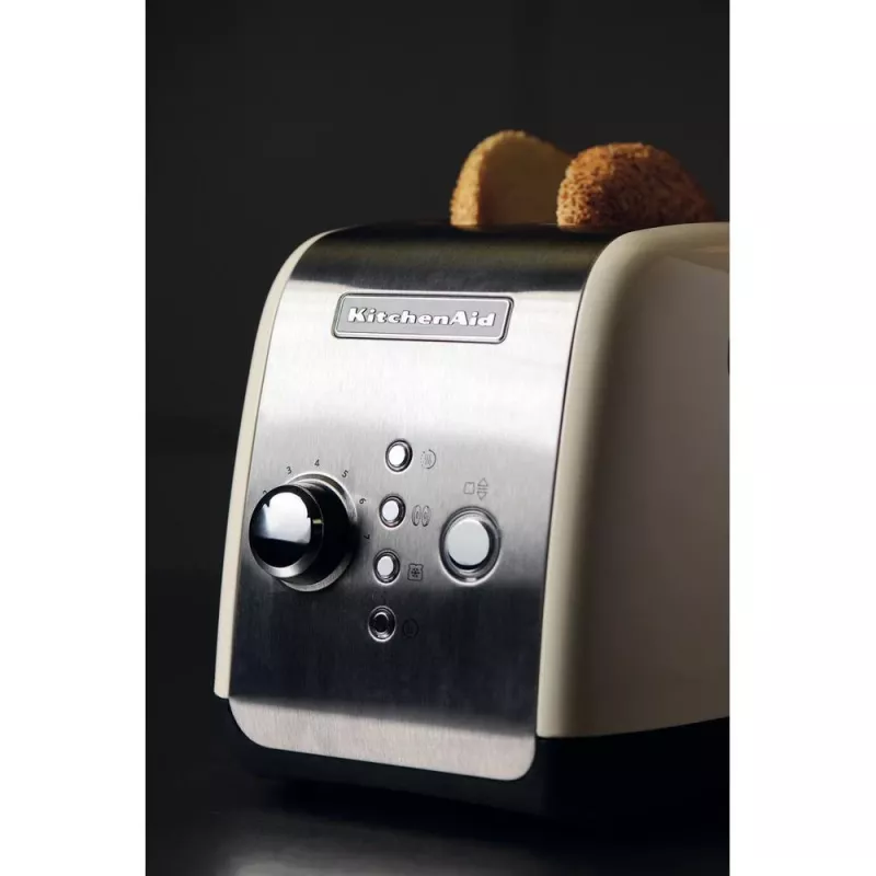 KitchenAid 5KMT221EAC 2 šķēles 1100 W Krēmkrāsas grauzdētājs