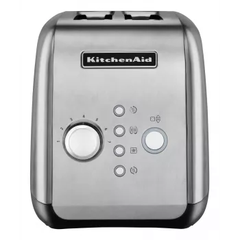KitchenAid 5KMT221ESX 2 grauzdējumu vietas 1100 W Nerūsējošais tērauds