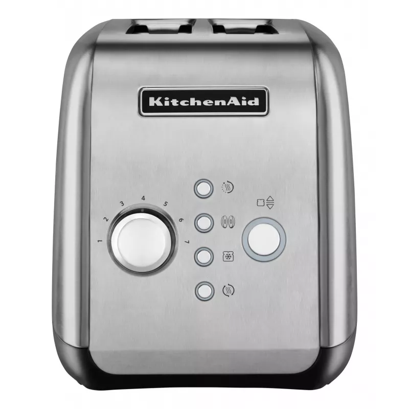 KitchenAid 5KMT221ESX 2 grauzdējumu vietas 1100 W Nerūsējošais tērauds