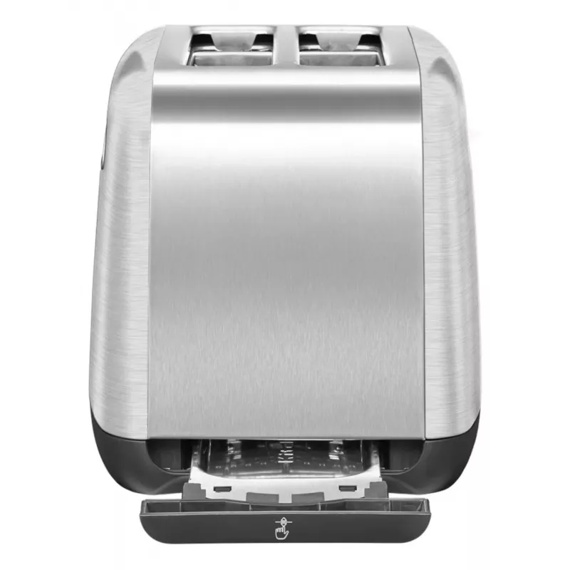 KitchenAid 5KMT221ESX 2 grauzdējumu vietas 1100 W Nerūsējošais tērauds
