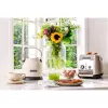 KitchenAid 5KEK1222EAC elektriskā tējkanna 1.25 L 2200 W Melna, Krēmkrāsa, Nerūsējošais tērauds