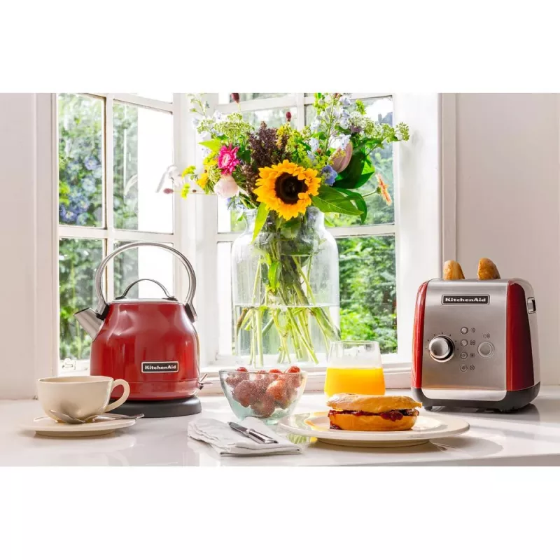 KitchenAid 5KMT221EER 2 šķēles 1100 W Sarkanā, Nerūsējošais tērauds