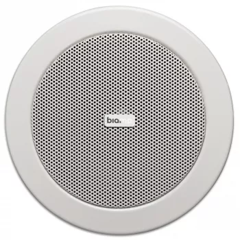 Biamp Commercial CM4 4 collu dubultā konusa skaļrunis balts, 1-virziena, vadu, 15 W, 100 - 20000 Hz, 16 Ω