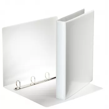 Esselte Panorama Binder FSC® A4 4DR/25 mm, A4, D-gredzens, Plastmasa, Balts, 240 lapas, 2.5 cm