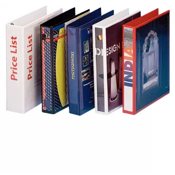Esselte Panorama Binder FSC® A4 4DR/25 mm, A4, D-gredzens, Plastmasa, Balts, 240 lapas, 2.5 cm