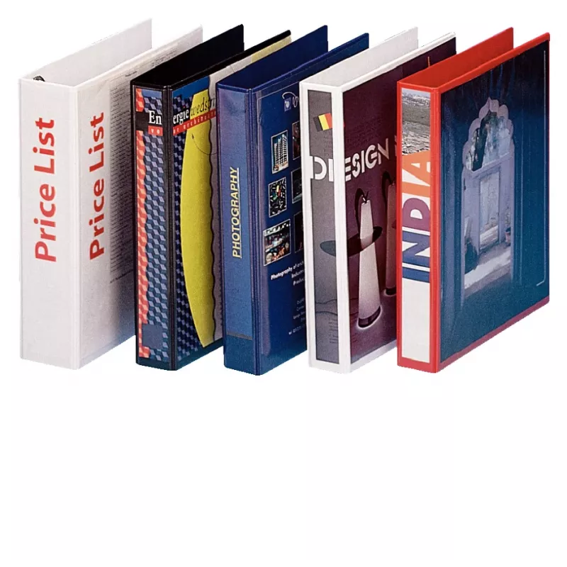 Esselte Panorama Binder FSC® A4 4DR/25 mm, A4, D-gredzens, Plastmasa, Balts, 240 lapas, 2.5 cm
