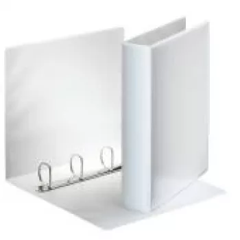 Esselte Panorama Binder FSC® A4 4DR/40 mm, A4, D-gredzens, Plastmasa, Balts, 390 lapas, 4 cm