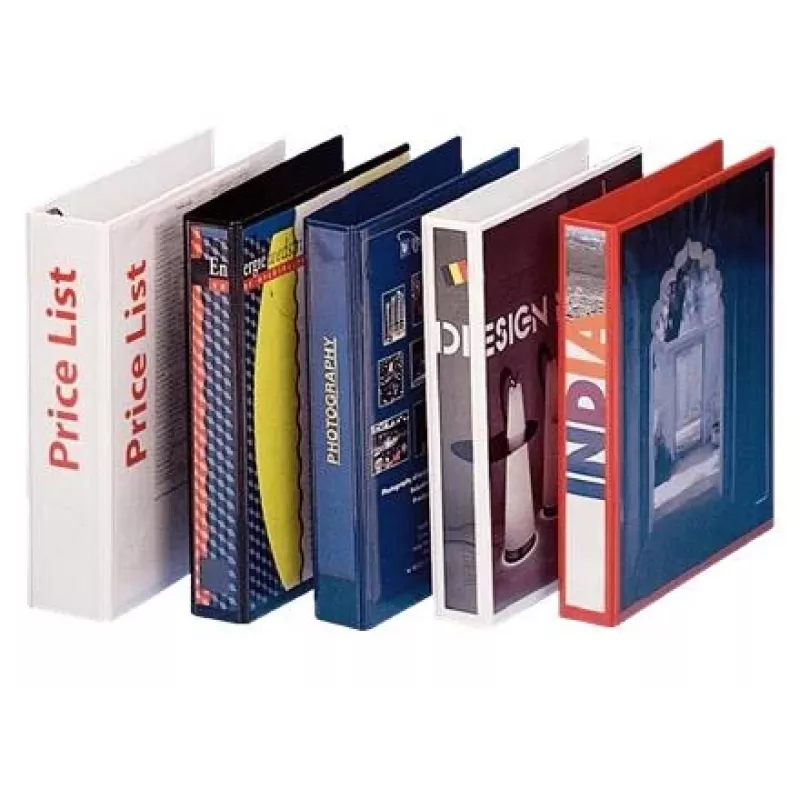 Esselte Panorama Binder FSC® A4 4DR/40 mm, A4, D-gredzens, Uzglabāšana, Plastmasa, Melns