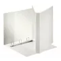 Esselte Panorama Binder FSC® A4+ 4DR/25 mm, A4 Maxi, D-gredzens, Prezentācijas, Plastmasa, Balts, 250 loksnes