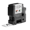 DYMO Rhino rūpnieciskās termokursējošās kabeļu marķēšanas caurules | 24 mm x 1,5 m | Melns uz balta | Pašlīmējošas | Rhino marķētājiem