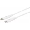 eSTUFF ES602101 Lightning kabelis 1 m Balts