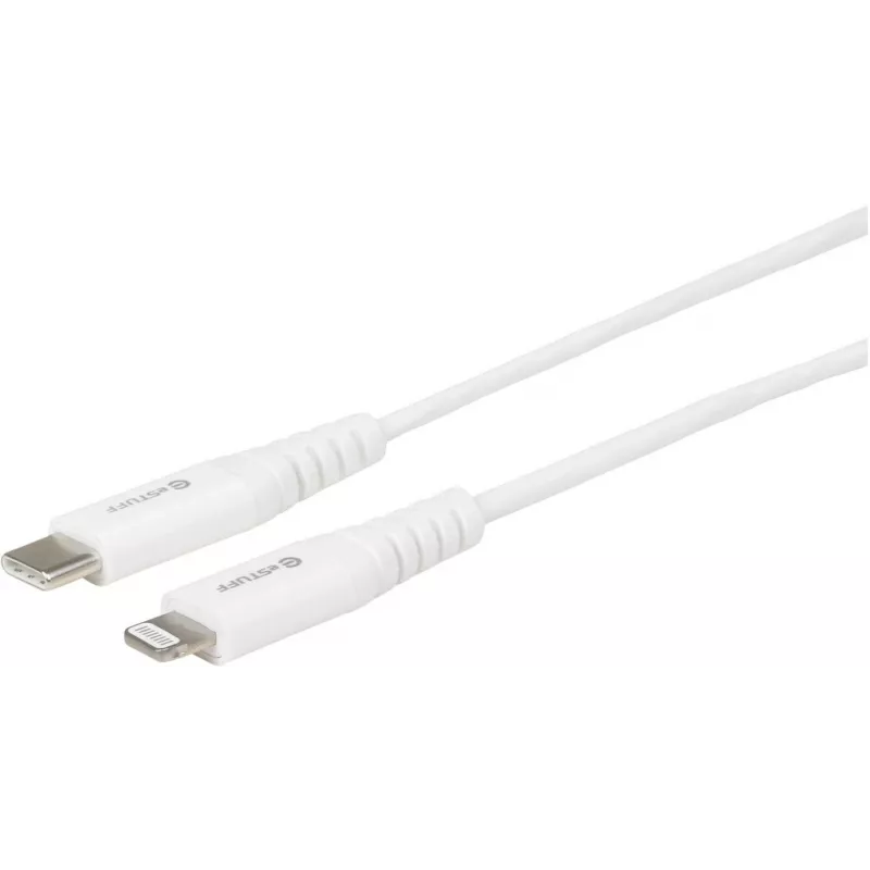 eSTUFF ES602101 Lightning kabelis 1 m Balts