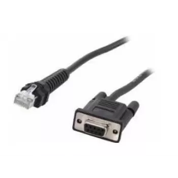Zebra CBA-RF5-S07ZAR seriālais kabelis melns 0.82296 m DB-9 RJ-45
