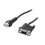 Zebra CBA-RF5-S07ZAR seriālais kabelis melns 0.82296 m DB-9 RJ-45