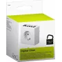 Viedā kontaktligzda MicroConnect GRUTIMER3 — iekštelpu taimera kontaktligzda ar LCD, 110×81×78 mm, balta