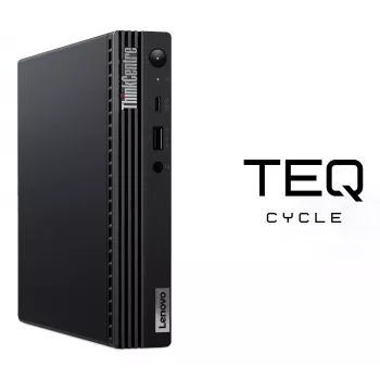 Teqcycle Lenovo Thinkcentre M70Q Intel® Core™ i5 i5-10400T 16 GB DDR4-SDRAM 256 GB SSD Windows 11 Pro Mini PC Melns