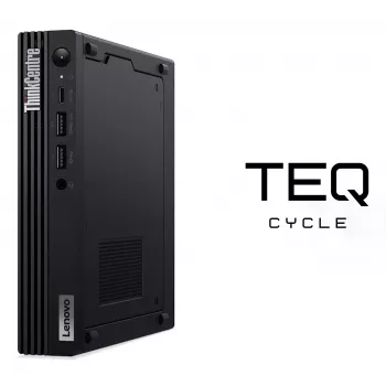 Teqcycle Lenovo ThinkCentre M80q Intel® Core™ i5-10500T 16 GB DDR4-SDRAM 256 GB SSD Windows 11 Pro Mini PC Melns