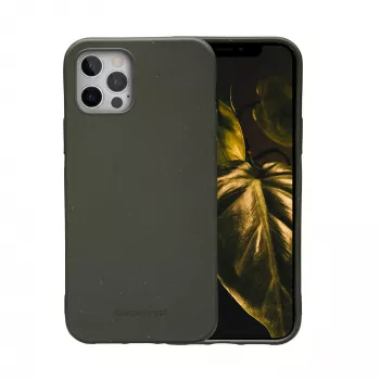 Dbramante1928 Grenen vāciņš iPhone 12 Pro Max 6.7 collu tumši olīvzaļš