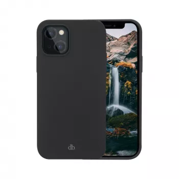 Telefona maciņš dbramante1928 Monaco iPhone 13 mini 5.4 collu — Night Black, pārstrādāta plastmasa